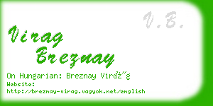 virag breznay business card